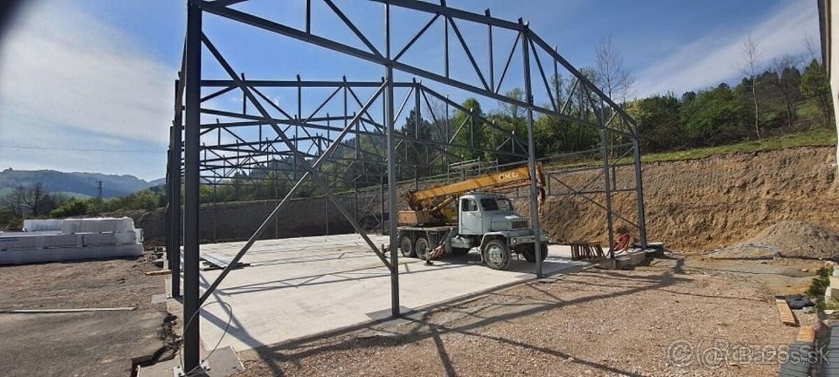 KONŠTRUKCIA HALY 12x18x4m