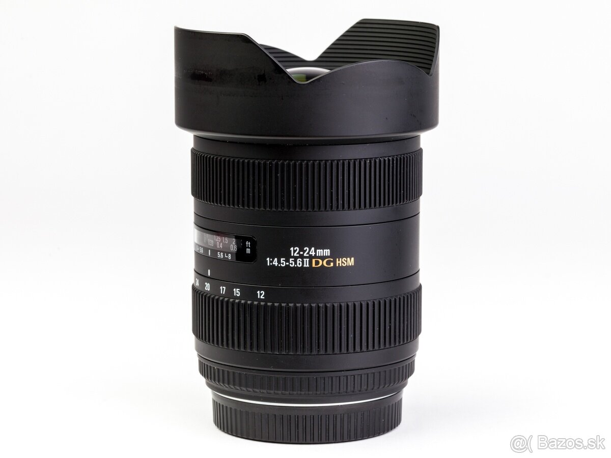 Sigma 12-24mm F4,5-5,6 II DG HSM, bajonet Canon EF