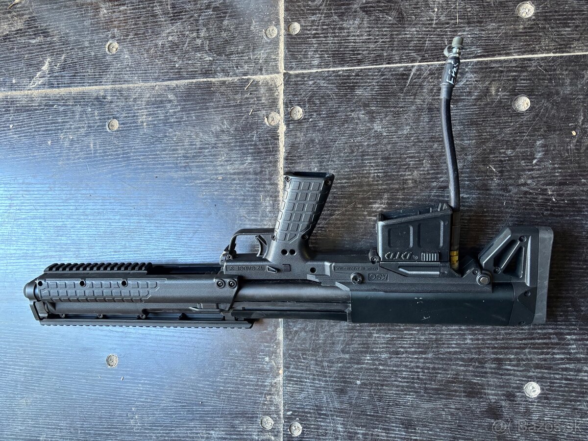 TM plynová GNB brokovnica KSG, 3/6 rán - Čierna+hpa adapter