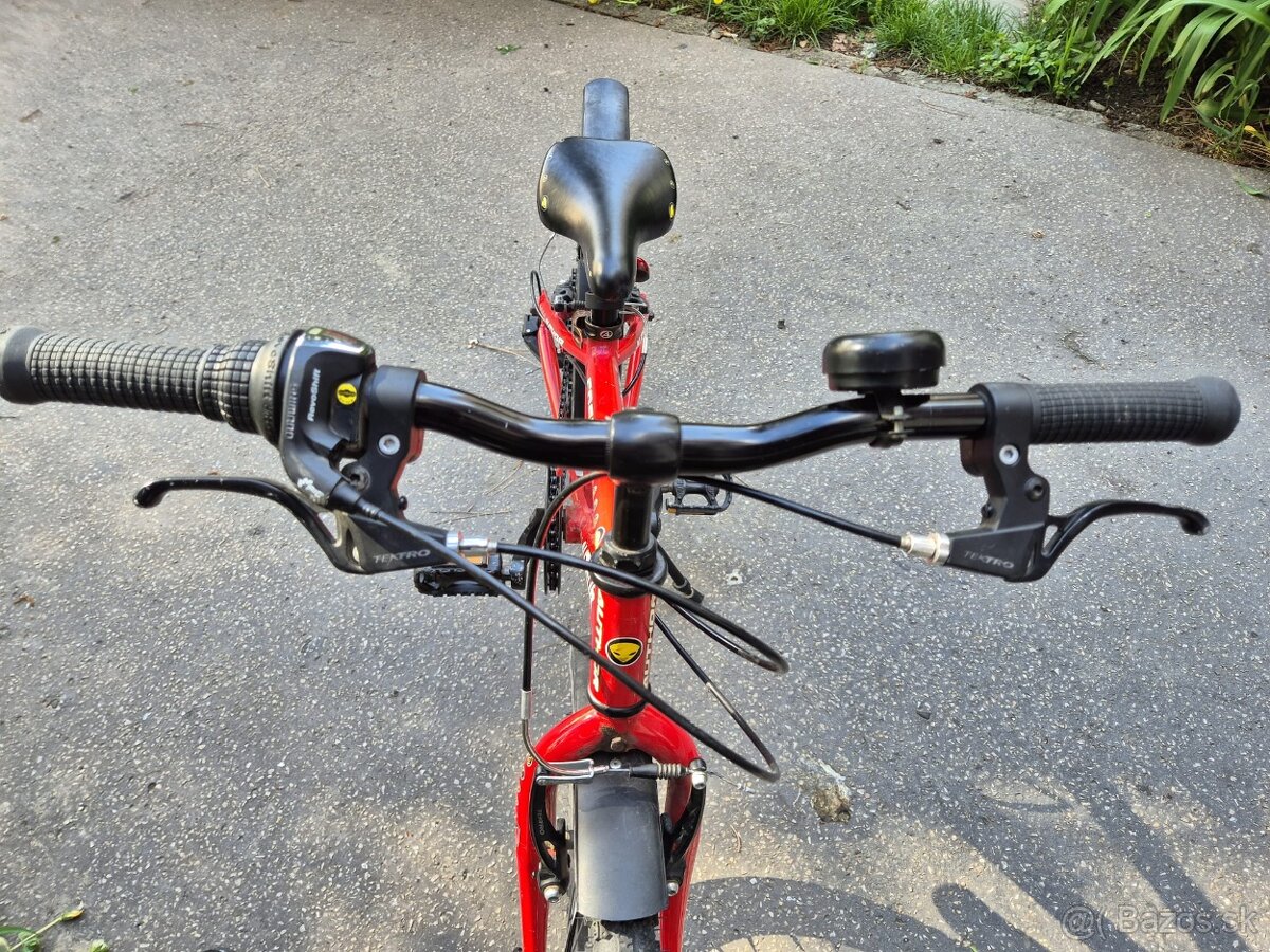 Detský bicykel AUTHOR Cosmic 20" – hliníkový rám, Shimano,