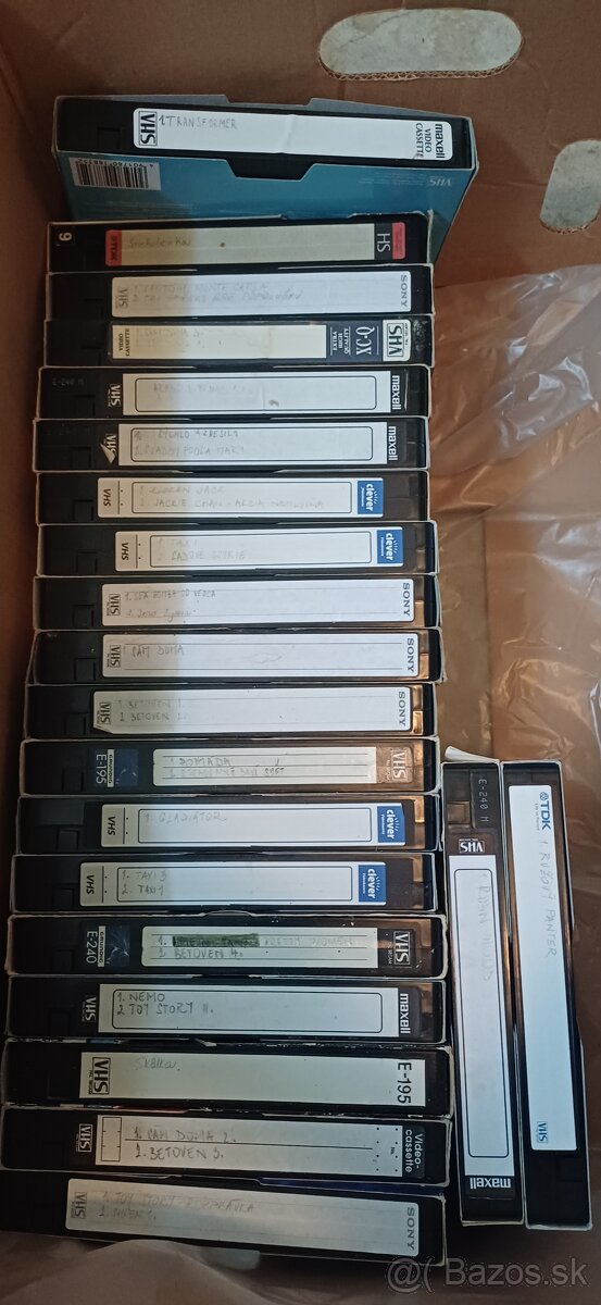 Predaj videokazety a CD