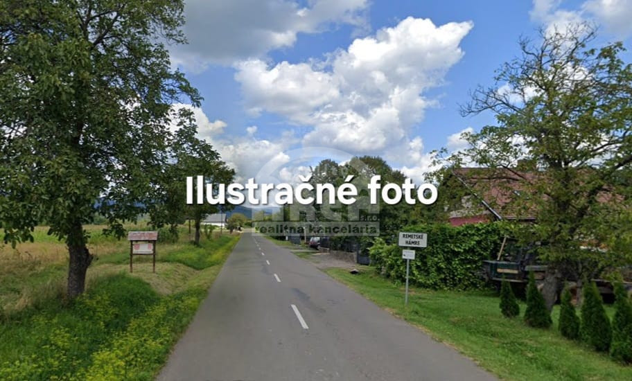 Krásny pozemok v obci Remetské Hámre