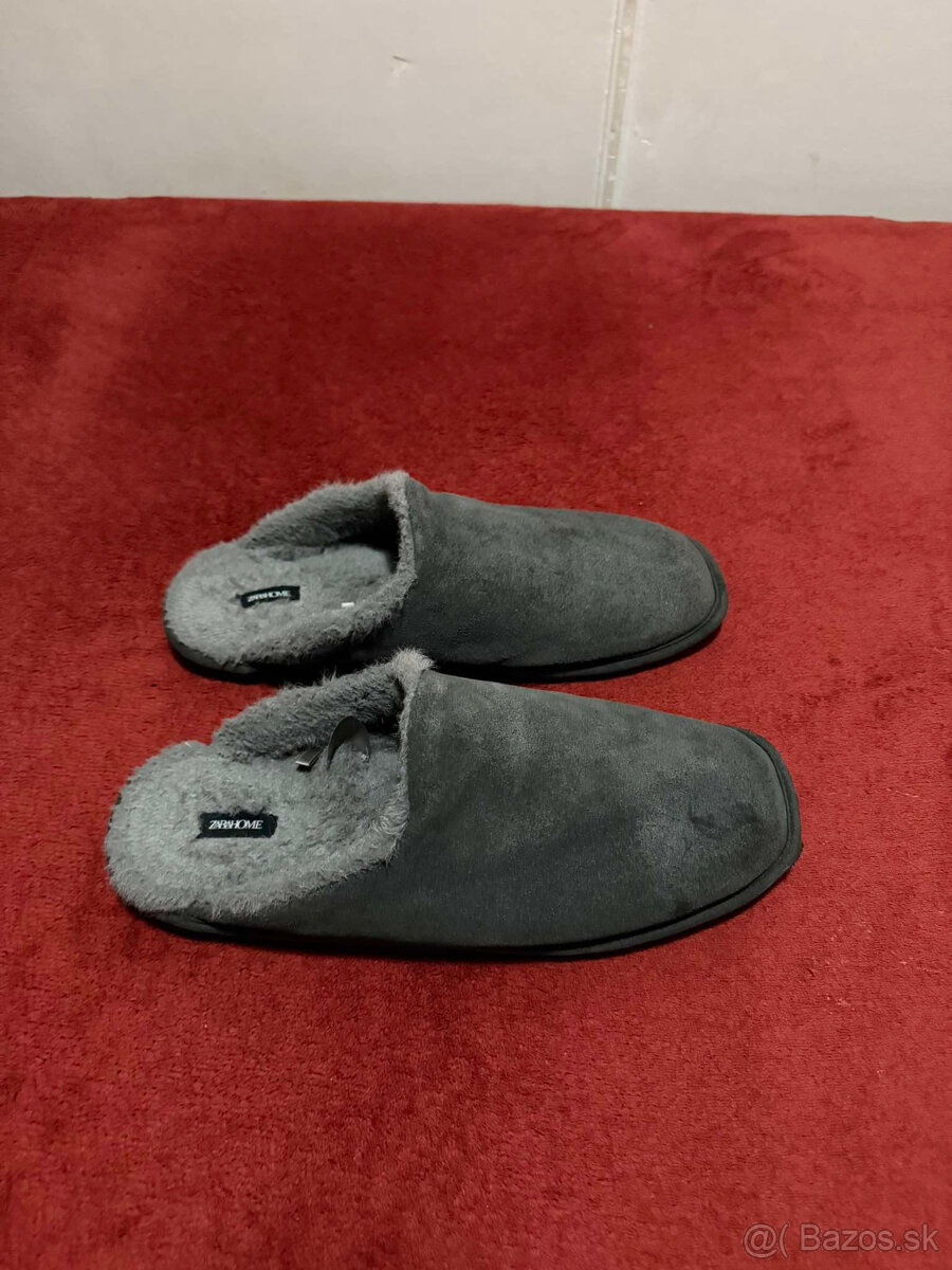 Zara Home kvalitné kožené papuče