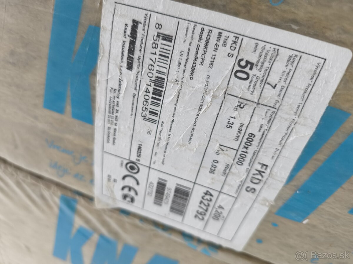 Minerálna izolácia Knauf FKD S