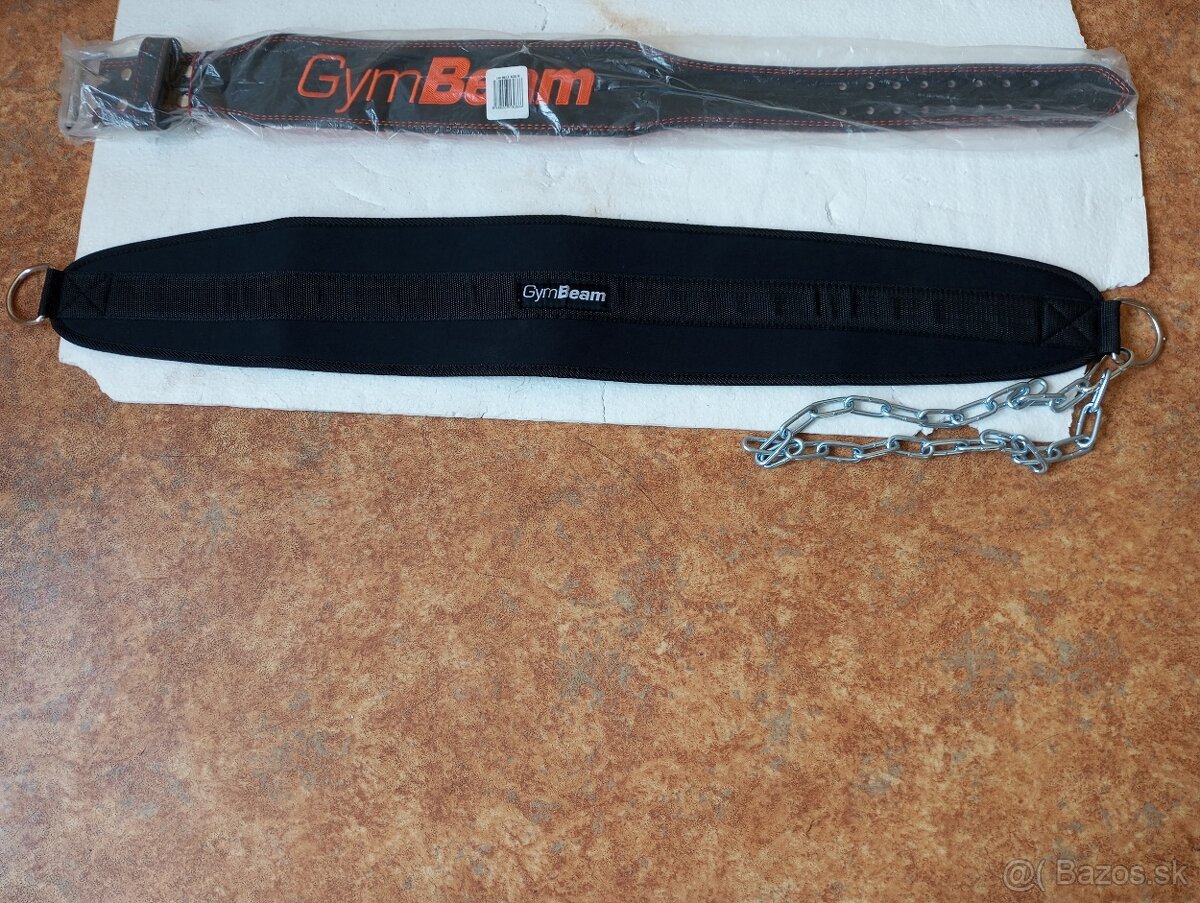Opasok na závažie Dip Belt a Opasok Jay GymBeam L - NOVÉ