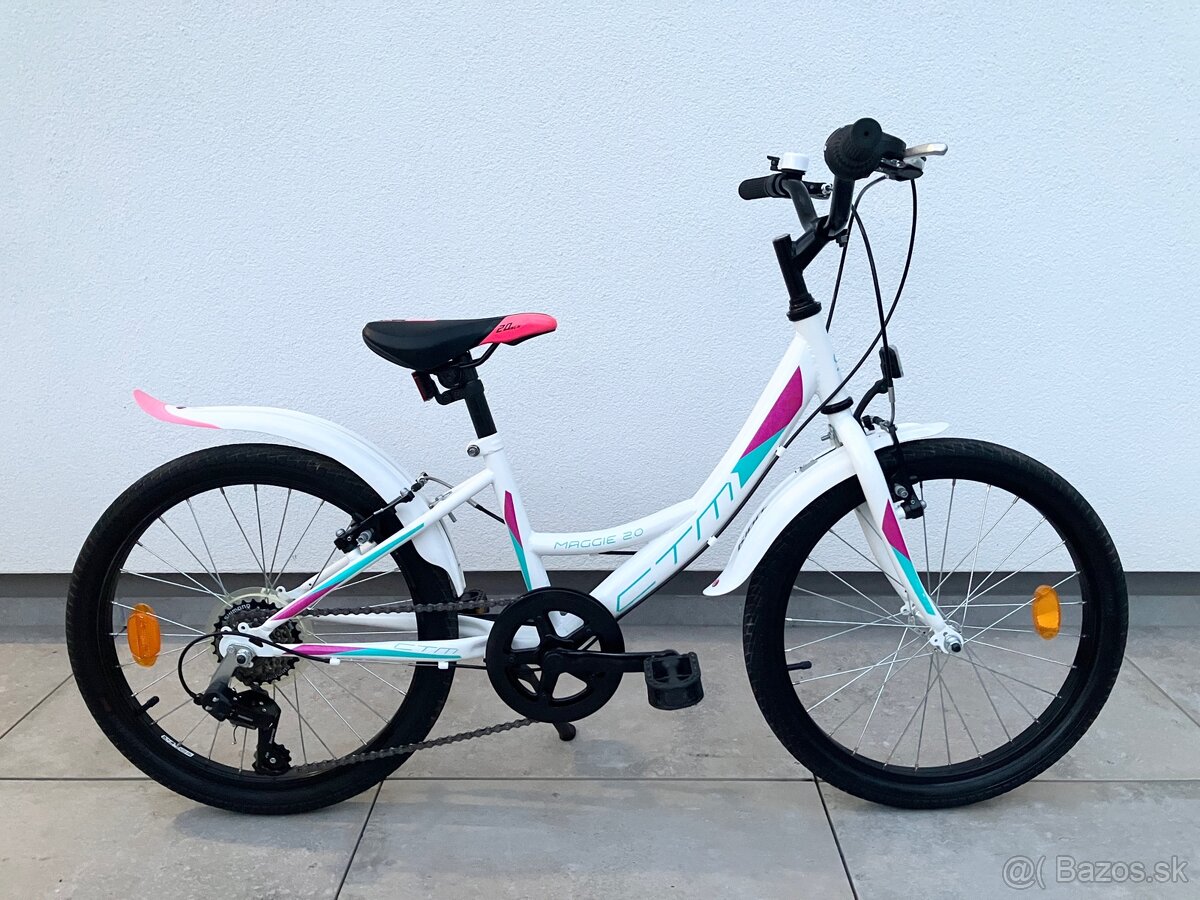 Detský bicykel 20” CTM Maggie 2.0, 2 ročný, TOP stav