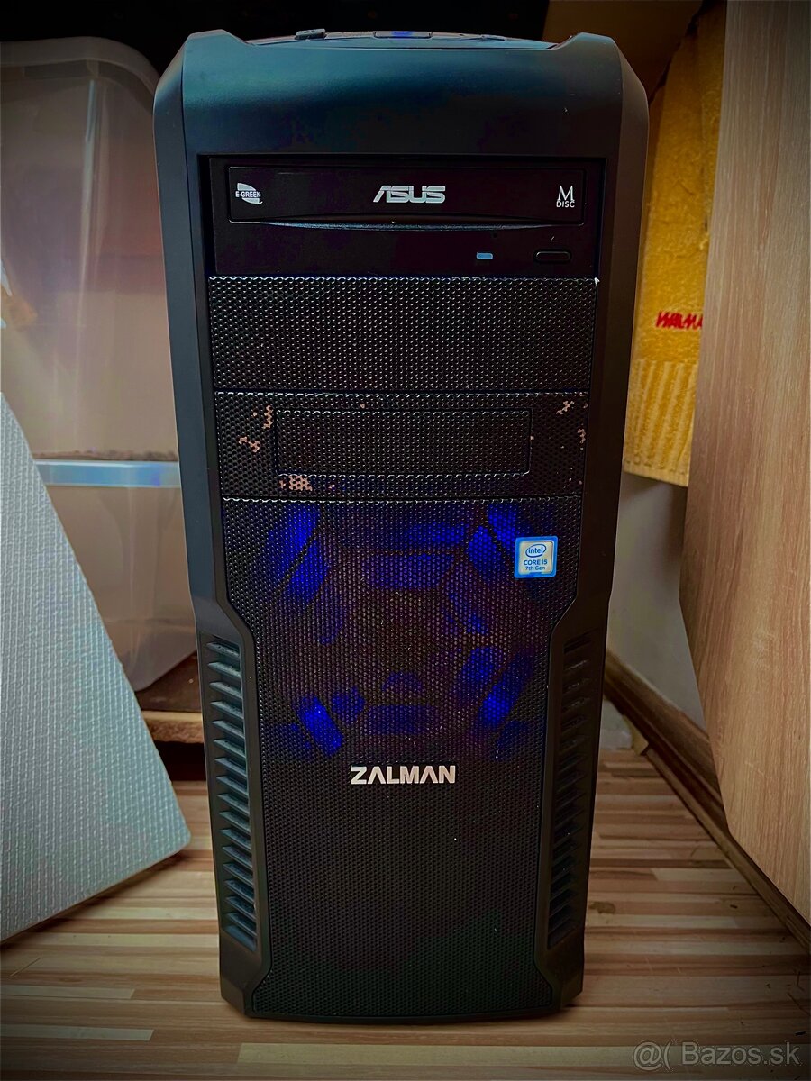 Herný PC,16 gb RAM , i5 7400, Nvidia GTX1060 3GB