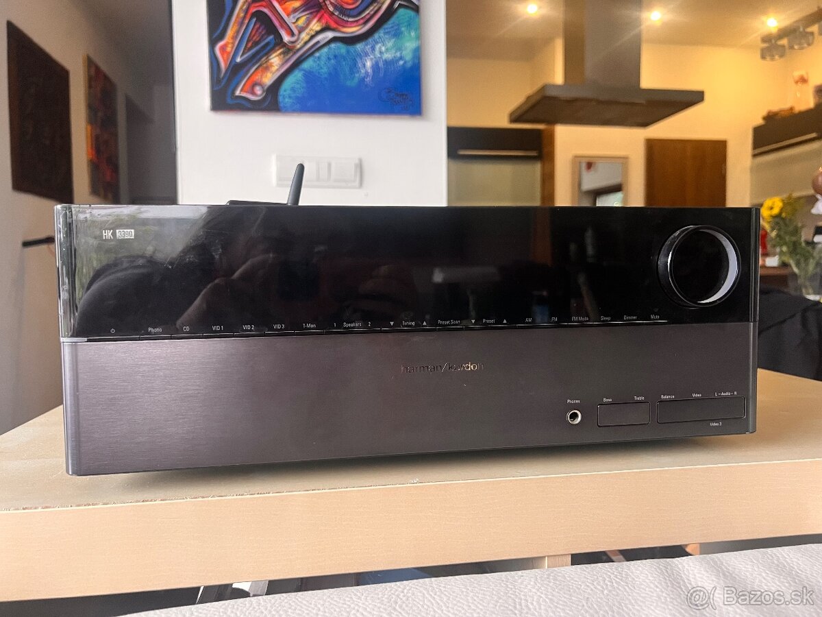 Predám receiver Harman Kardon HK 3390 + prídavný Bluetooth m