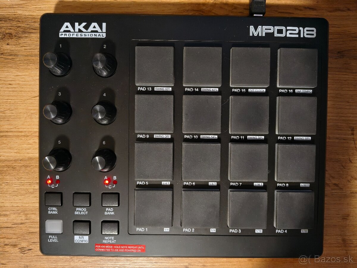Predam midi kontroler Akai MPD218