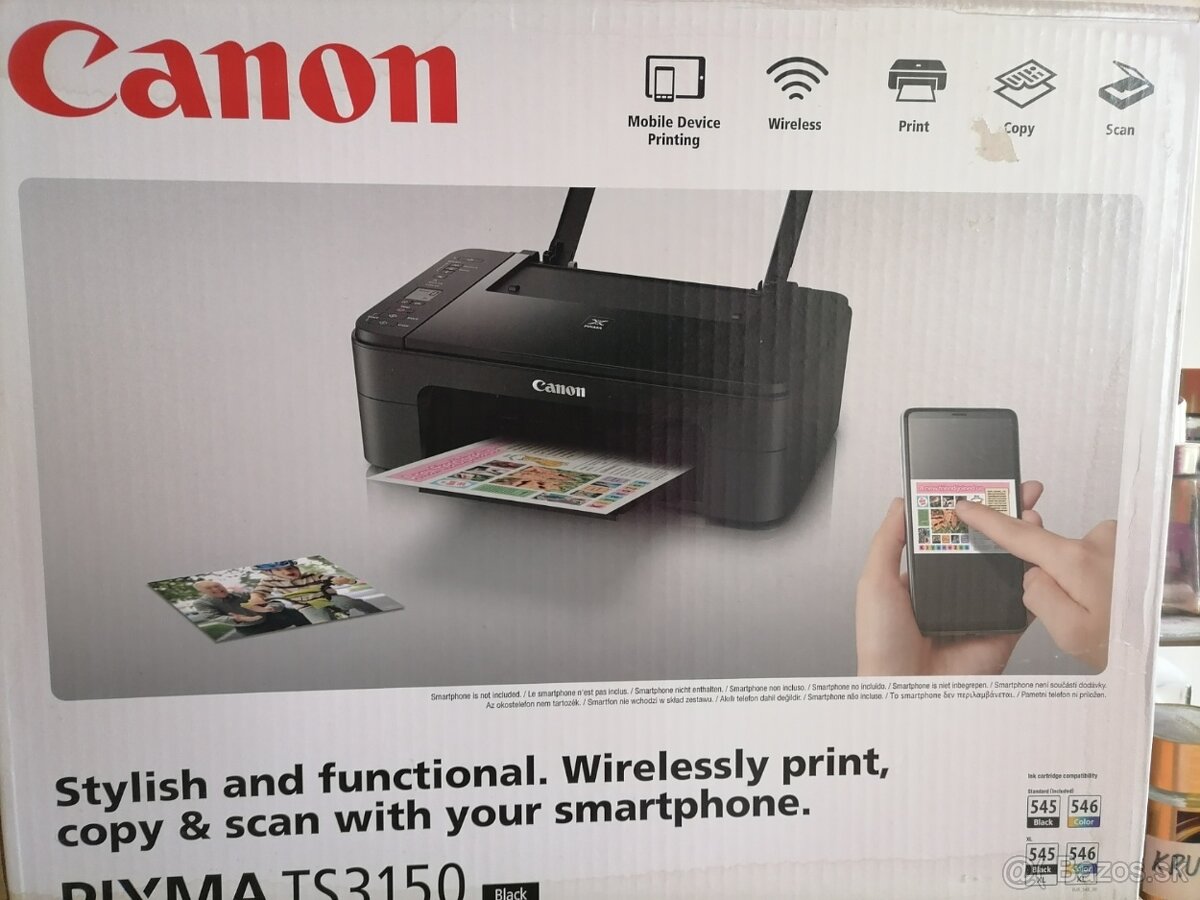 Tlačiareň Canon Pixma - málo používaná