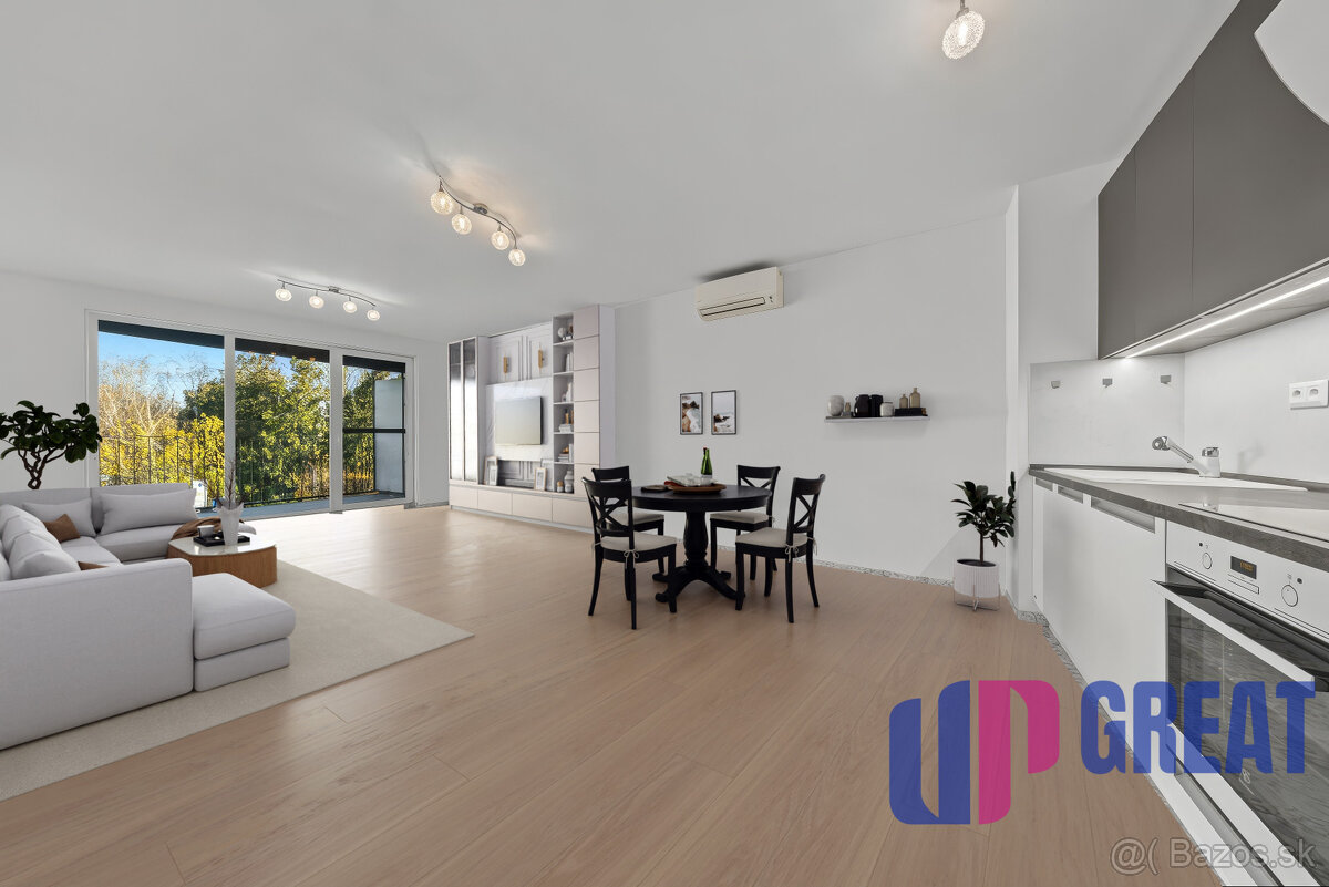 VEĽKOMETRÁŽNY, BEZBARIÉROVÝ 2-IZBOVÝ BYT V NOVOSTAVBE, CENTR