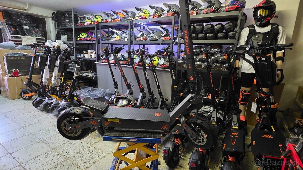 Kukirin G4 so XOD brzdami elektrická kolobežka