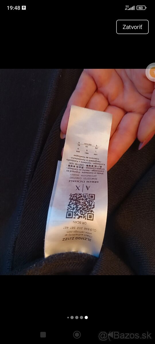 Pánska mikina Armani