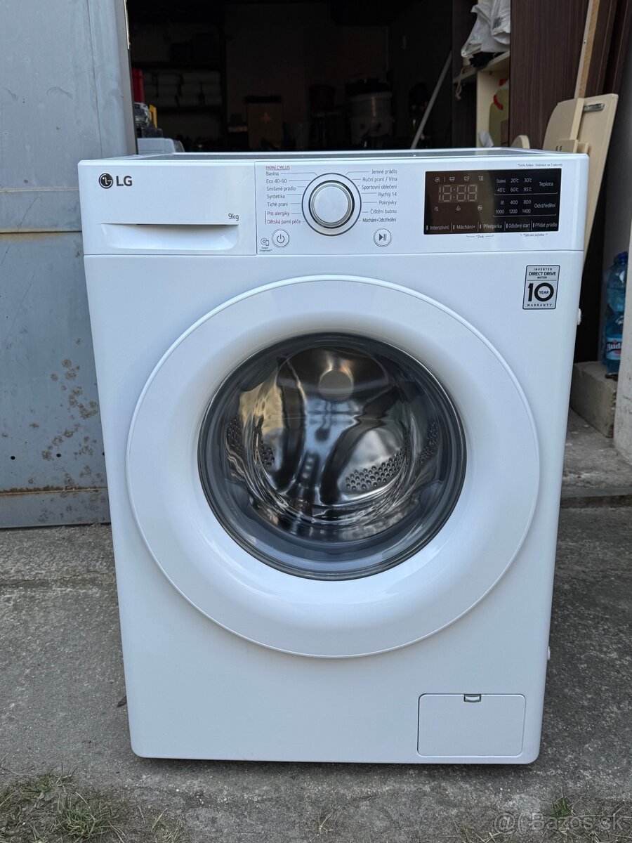 Práčka LG 9kg A+++
