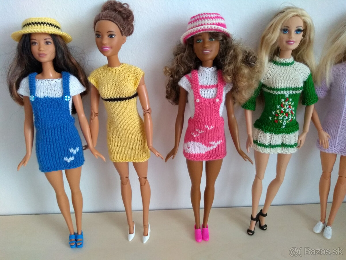 Kabáty oblečenie šaty rôzne pre bábiky barbie Ken