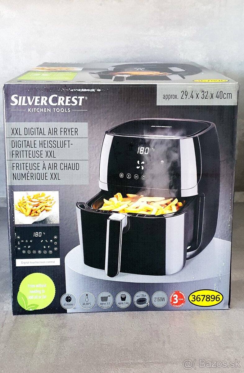 Digitálna teplovzdušná fritéza XXL