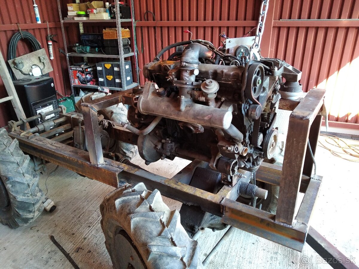 Predám nedokončený malotraktor 4x4