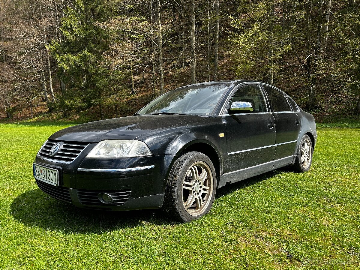Predám VW Passat V6 2.8 4x4 LPG – 142 kW – čierna metalíza