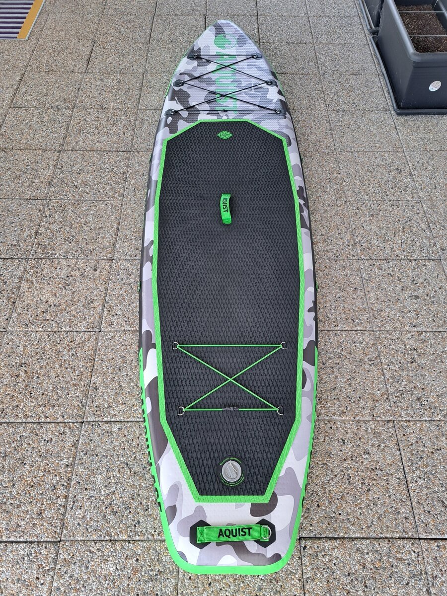 nafukovací paddleboard - Aquist Camouflage (10,5', zelený)