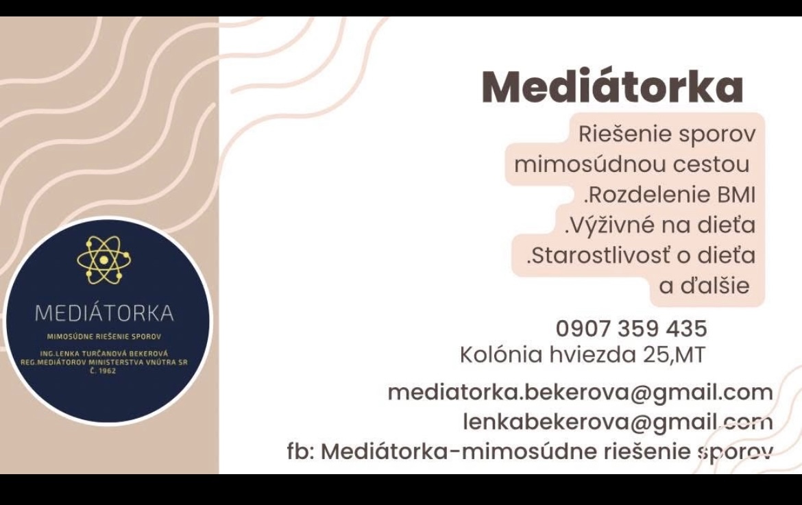 Mediácia-riešenie problémov mimosúdnou cestou