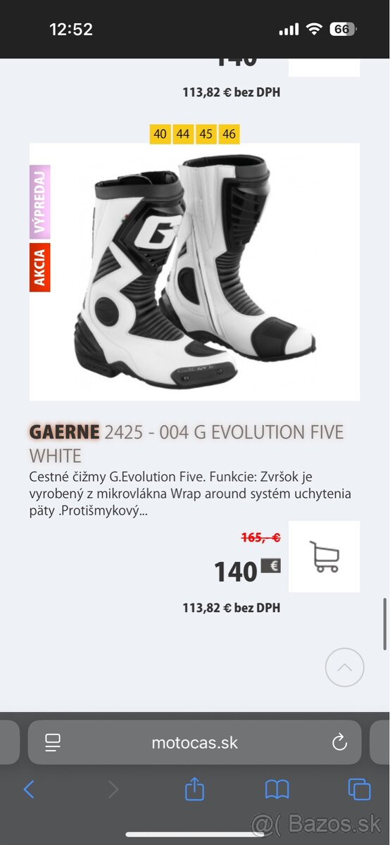 Motorkove topanky cizmy garne 42