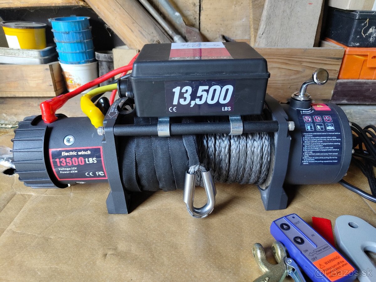 Naviják 12V 13500LBS 6,2t