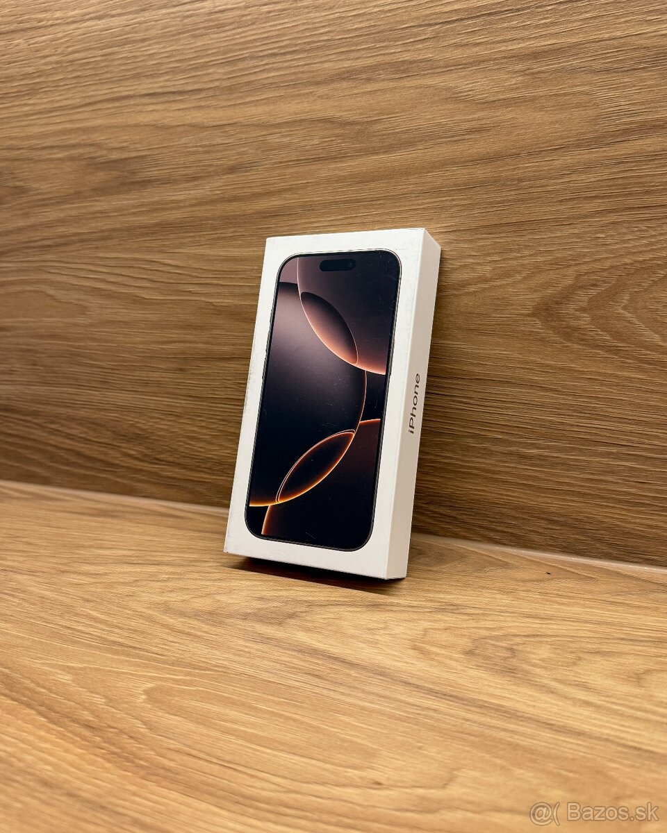 iPhone 16 Pro 128GB Desert Titanium - nový, nerozbalený