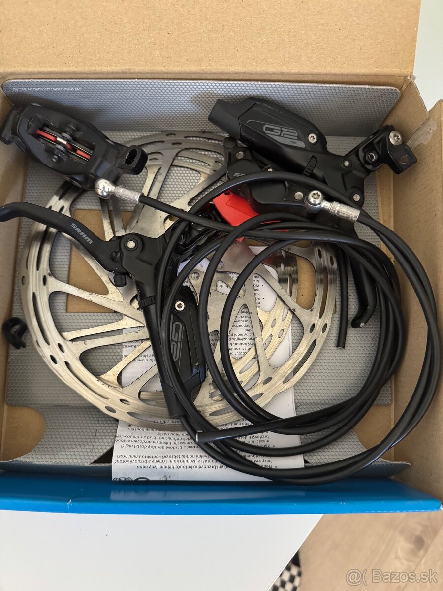 Predám brzdy (sadu) Sram G2 RSC + kotúče + nové doštičky