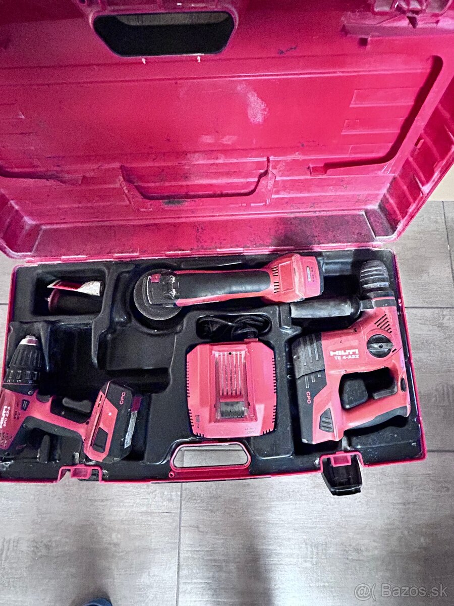 Hilti -sada akumulátoroveho ručneho náradia