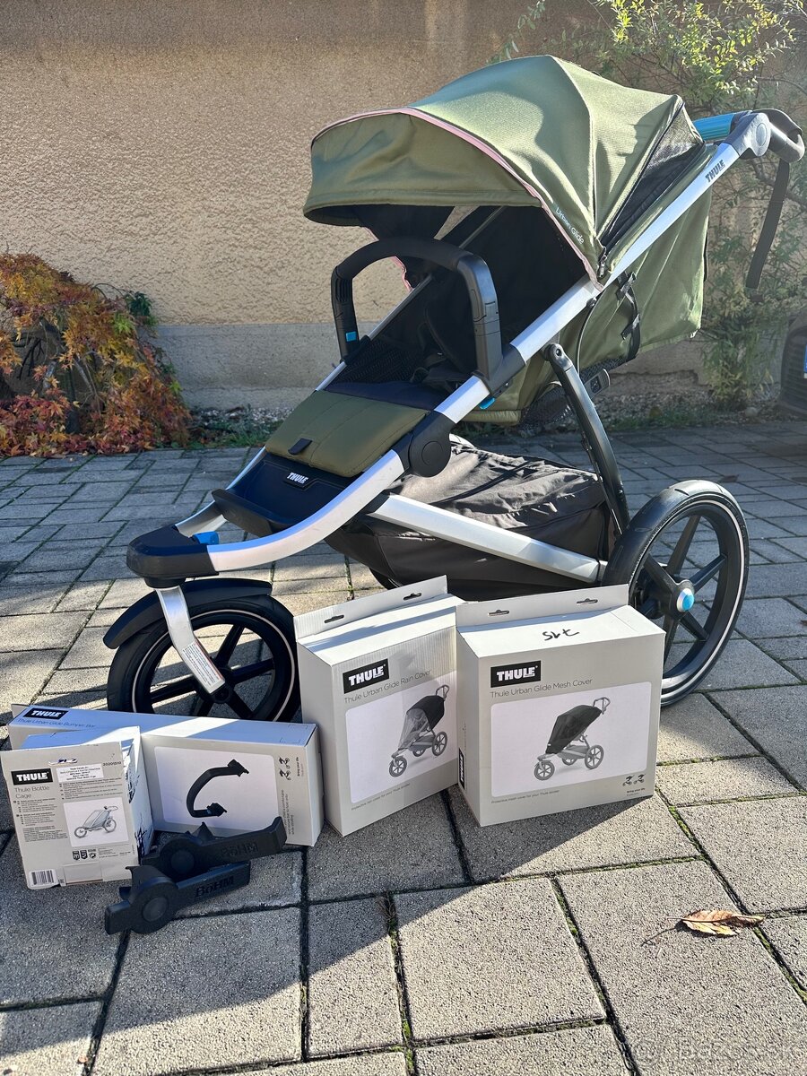 Thule Urban Glide 2+príslušenstvo