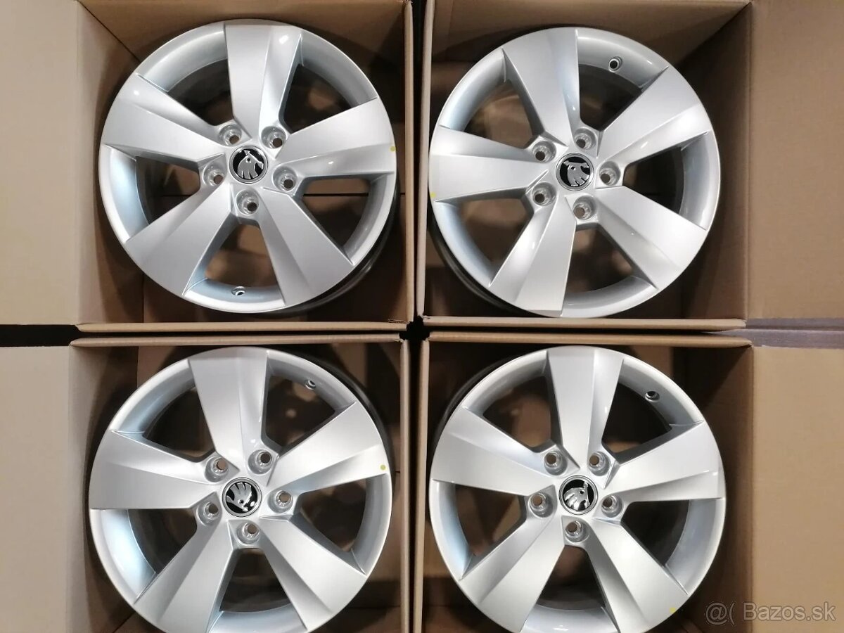 16" alu originál ŠKODA + zimné CONTINENTAL DOT 2525..