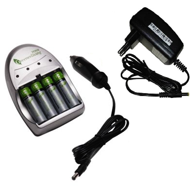 Smart ultra rýchla nabíjačka AA a AAA batérií + 4x batéria