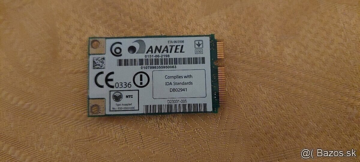 Wifi modul Anatel 0151-06-2198