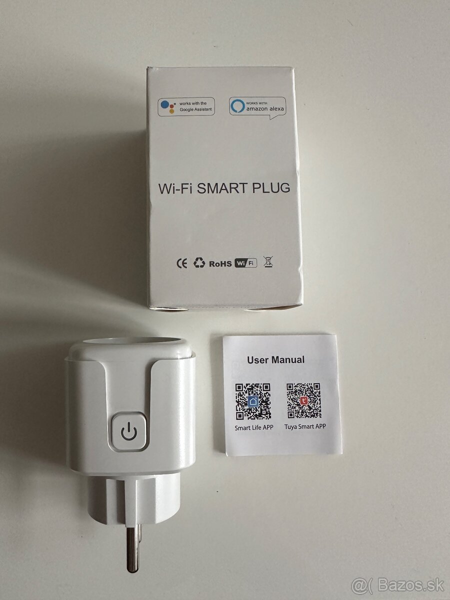 WiFi inteligentna Smart zasuvka 20A s meranim spotreby