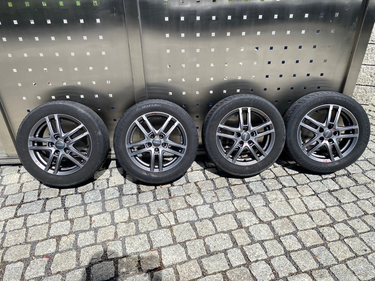 Disky dezent r15 5x100 + zimné gumy 195/55