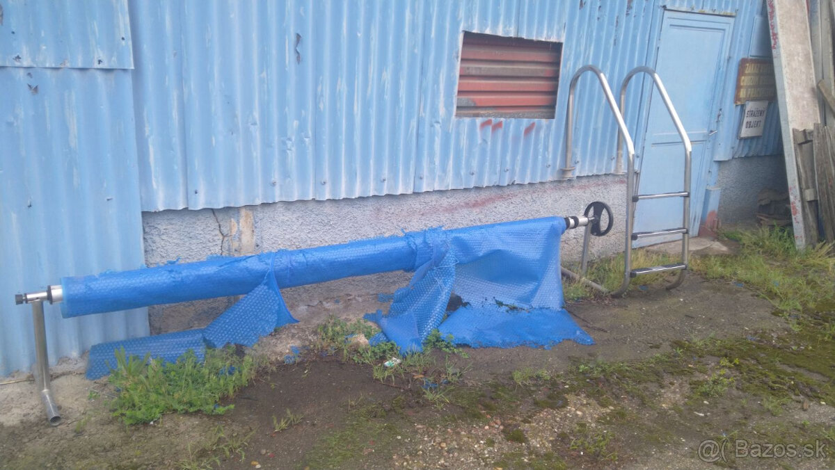 Bazénové schody a navíjač