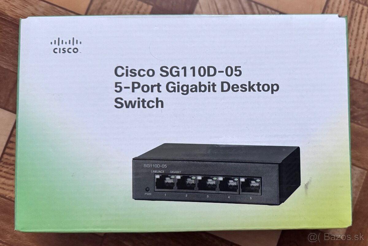 Cisco SG110D-05 5-Port Gigabit Desktop Switch
