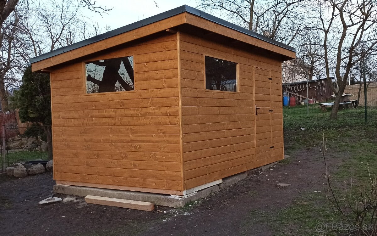 Záhradný domček 4x3m