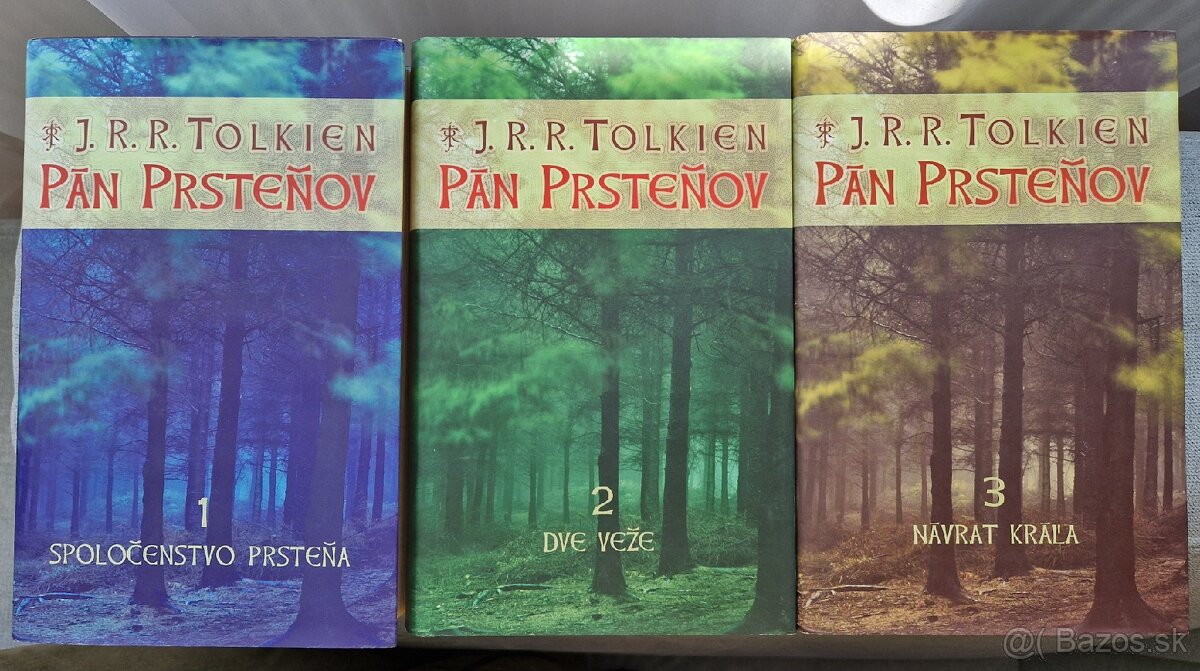 J.R.R. Tolkien Pán prsteňov 1, 2, 3