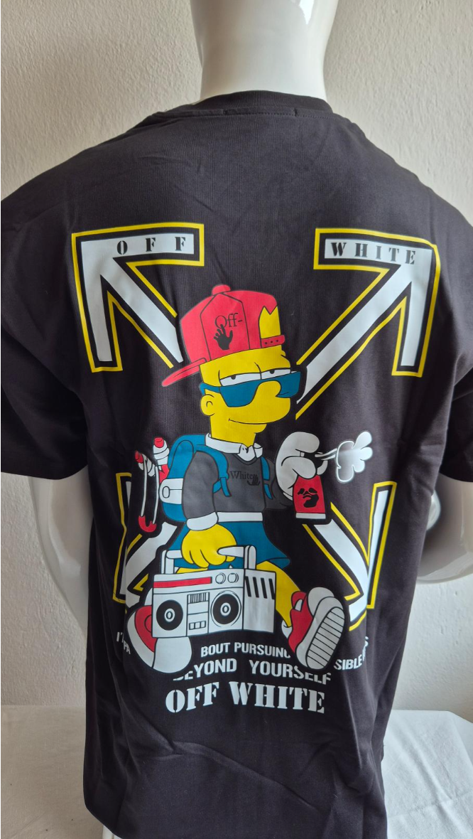 predám off white čierne tričko veľkosť L