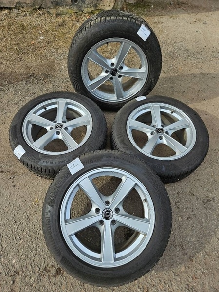 zimní r18" Škoda 5x112 pneu 235/55 r18 80% vzorek