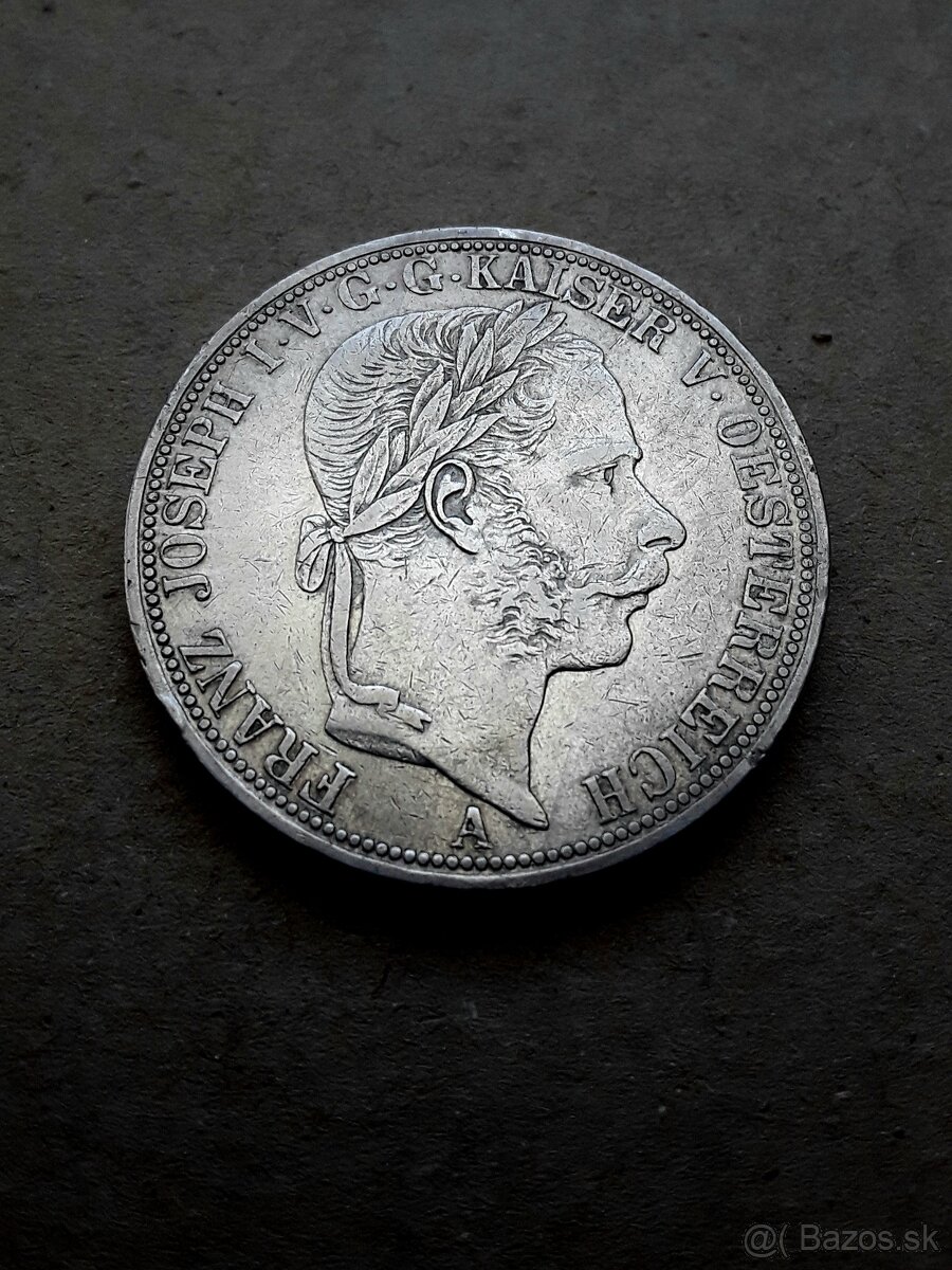 Spolkový toliar 1866 A, vzacny