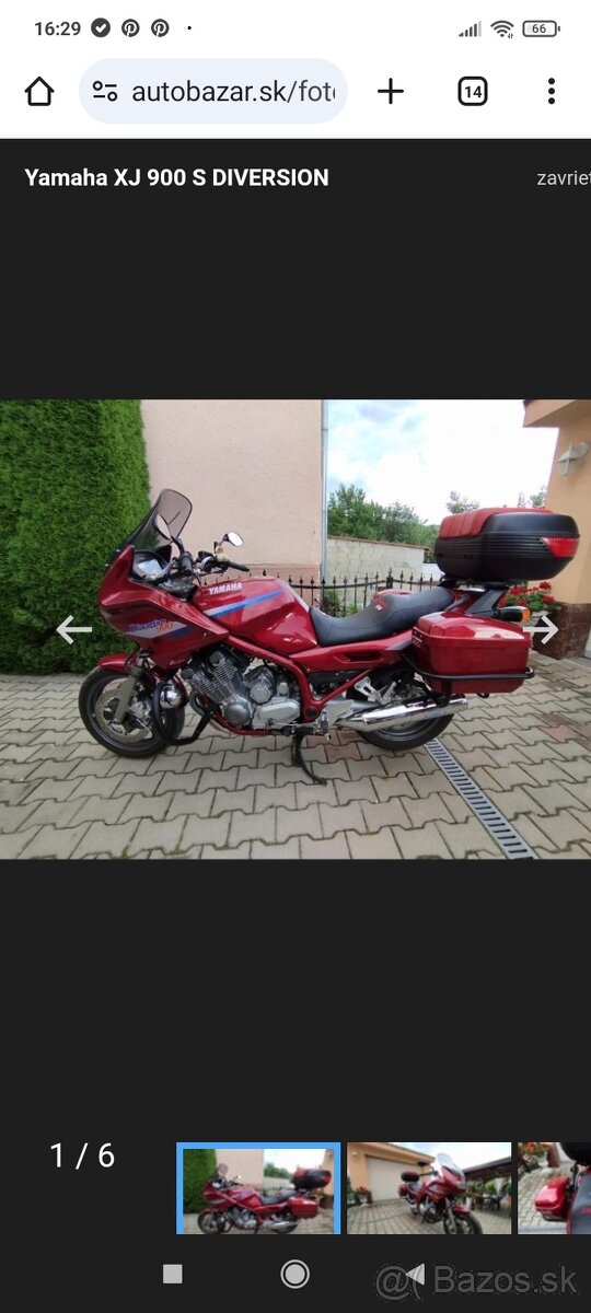 Predám Yamaha xj 900 Diversion