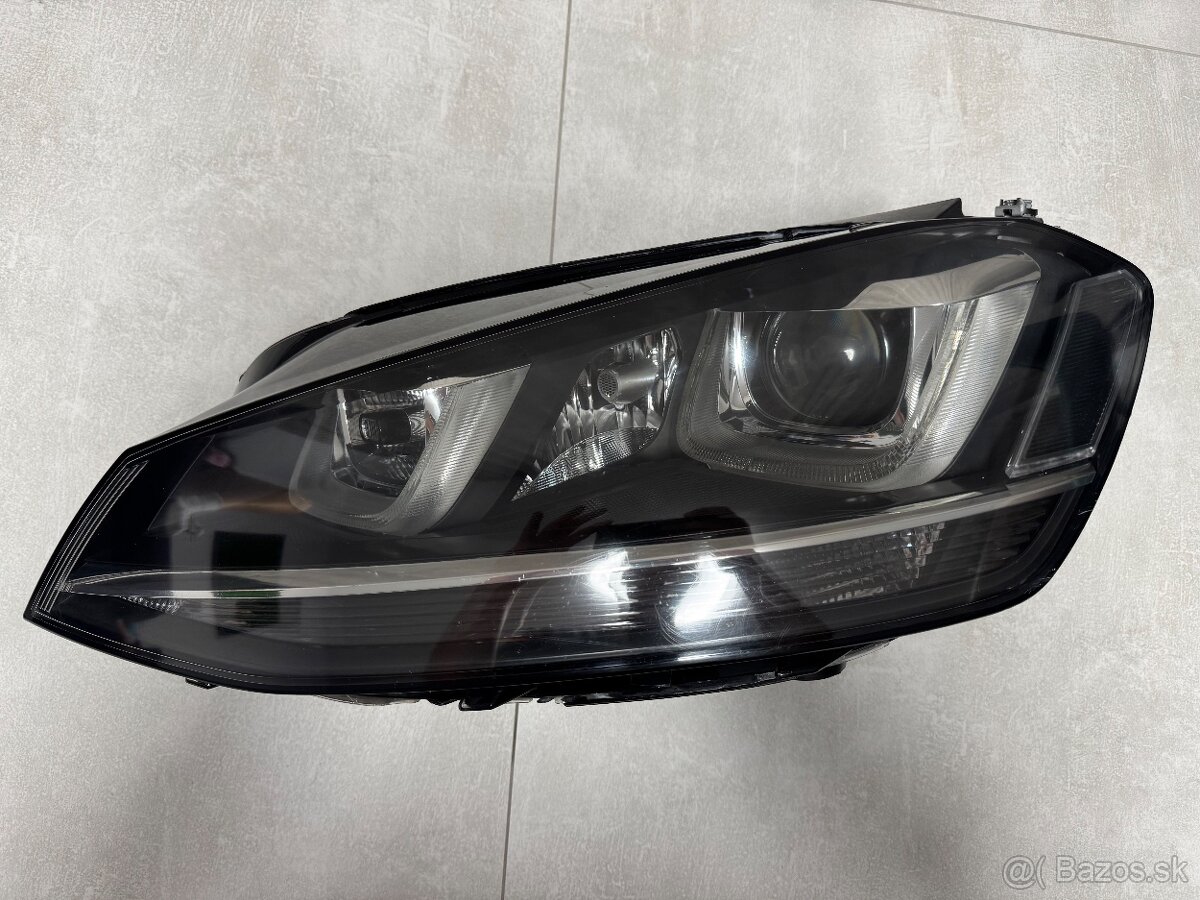 Predné ľavé svetlo – VW Golf 7 predfacelift