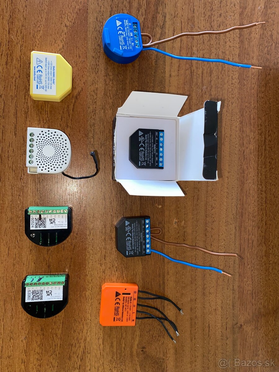 Smart home moduly, relé pre inteligentnú domácnosť