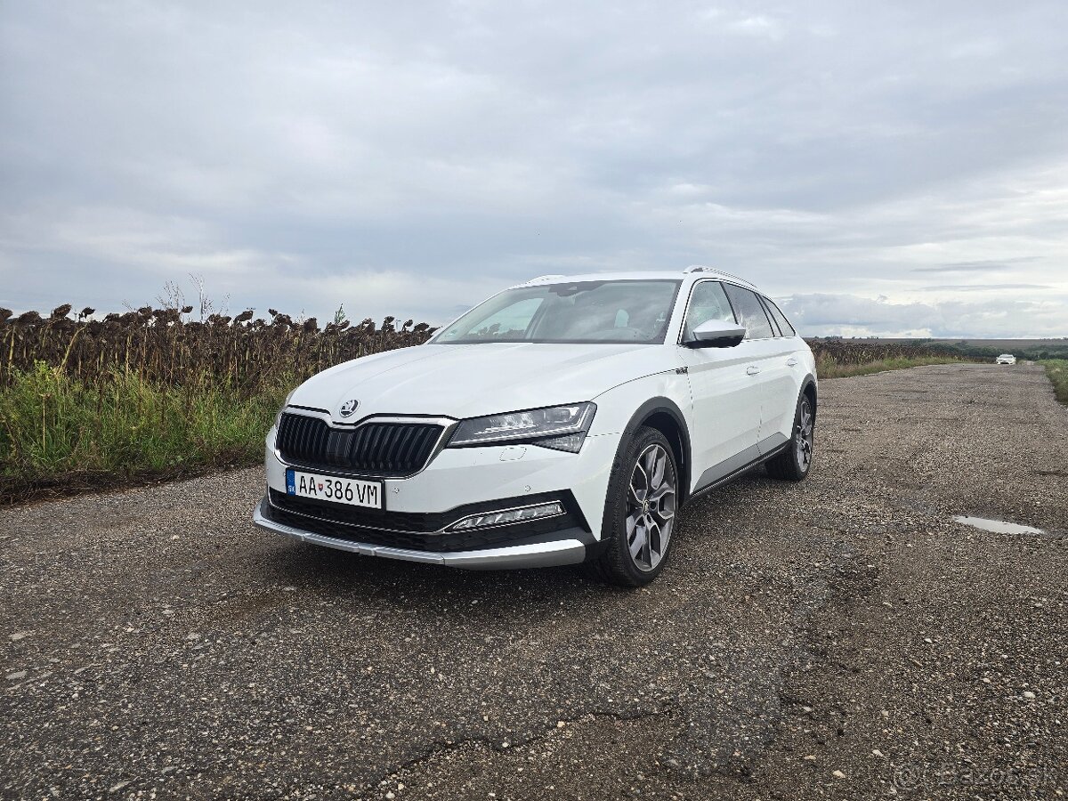 Škoda Superb Combi 2.0 TDI Scout 4x4 DSG prvy majiteľ