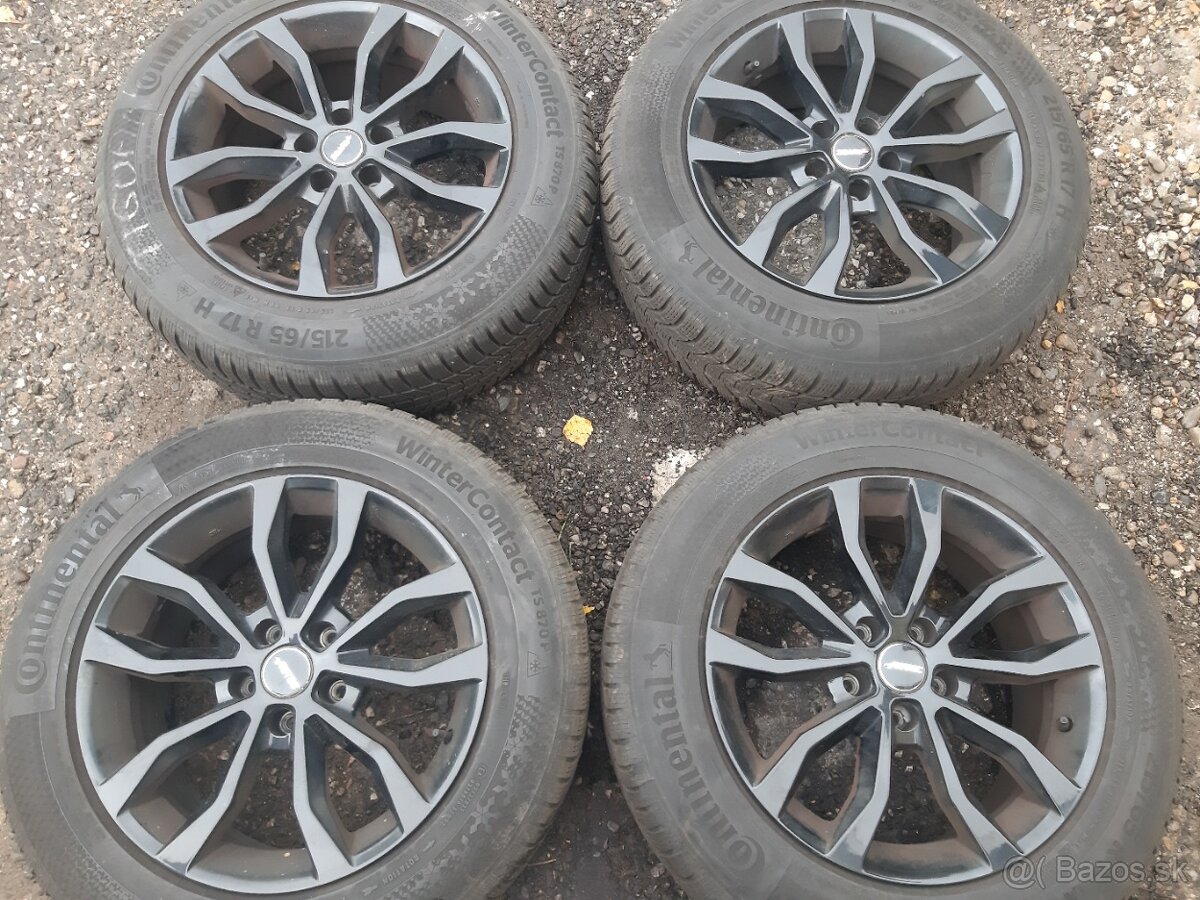 ELEKTRONY 5x112r17 obute zimne pneu 215/65r17