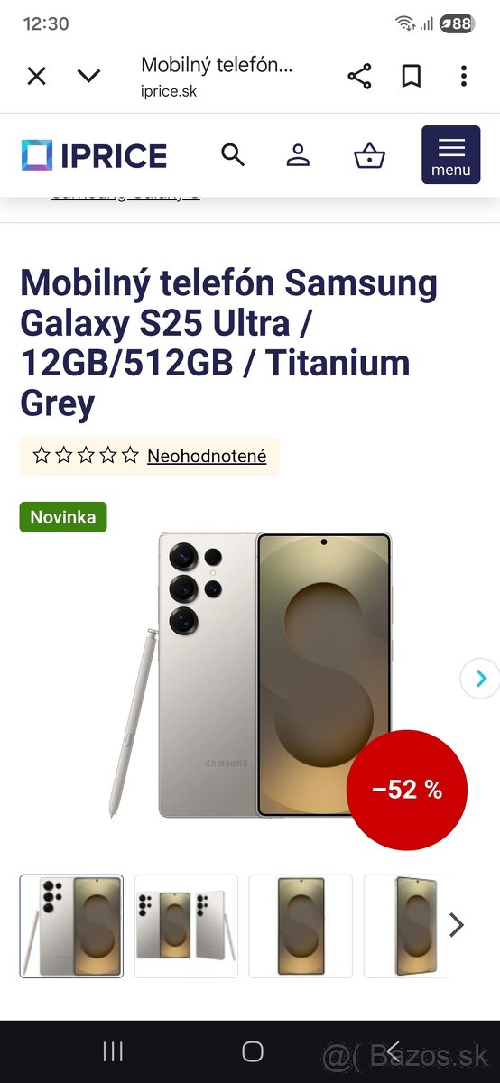 Predam alebo vymenim Samsung s25 Ultra 512gb