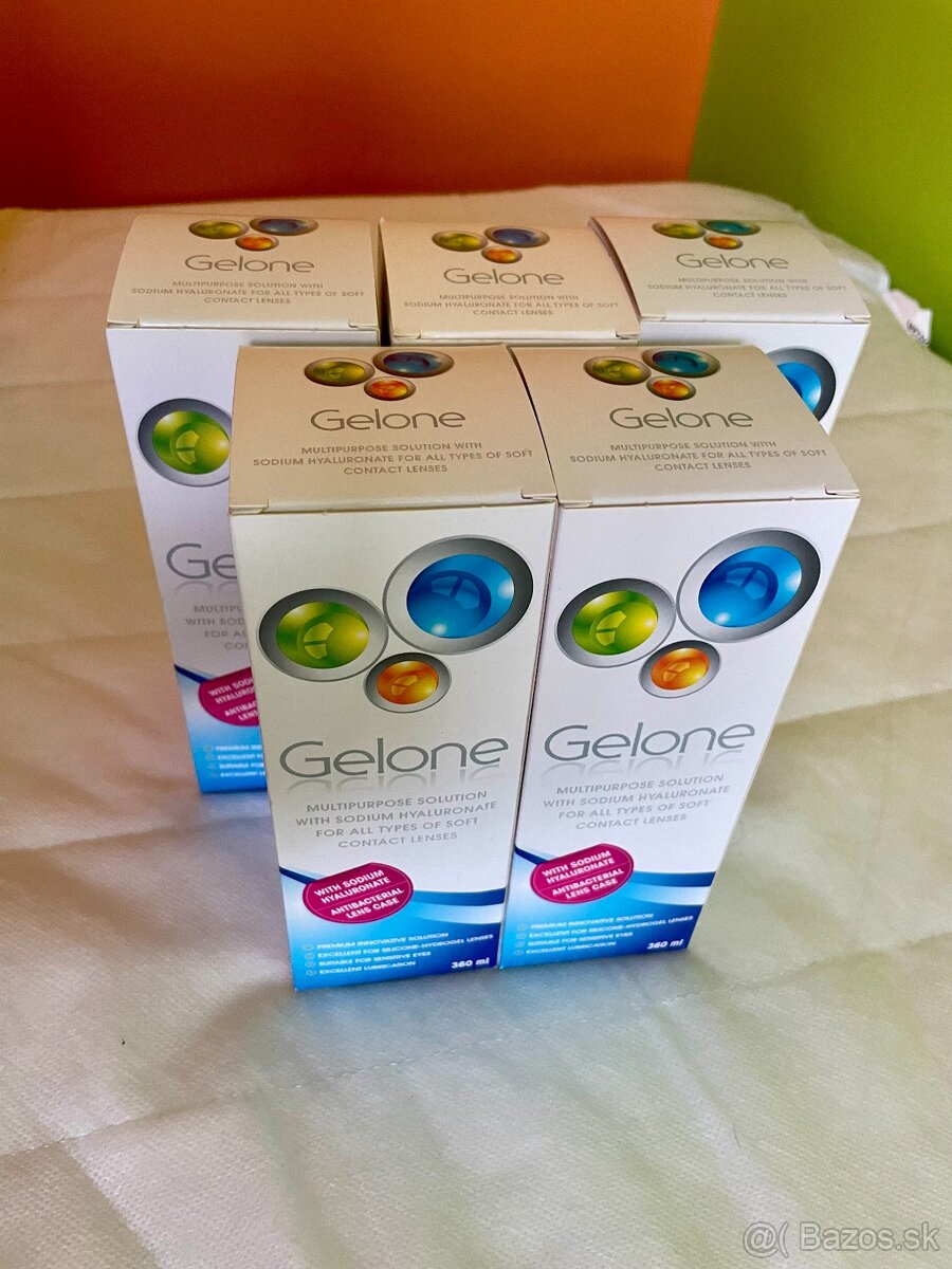 Roztok na kontaktné šošovky Gelone