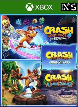 Crash Bandicoot N Sane Trilogy + Crash Bandicoot 4 xbox one